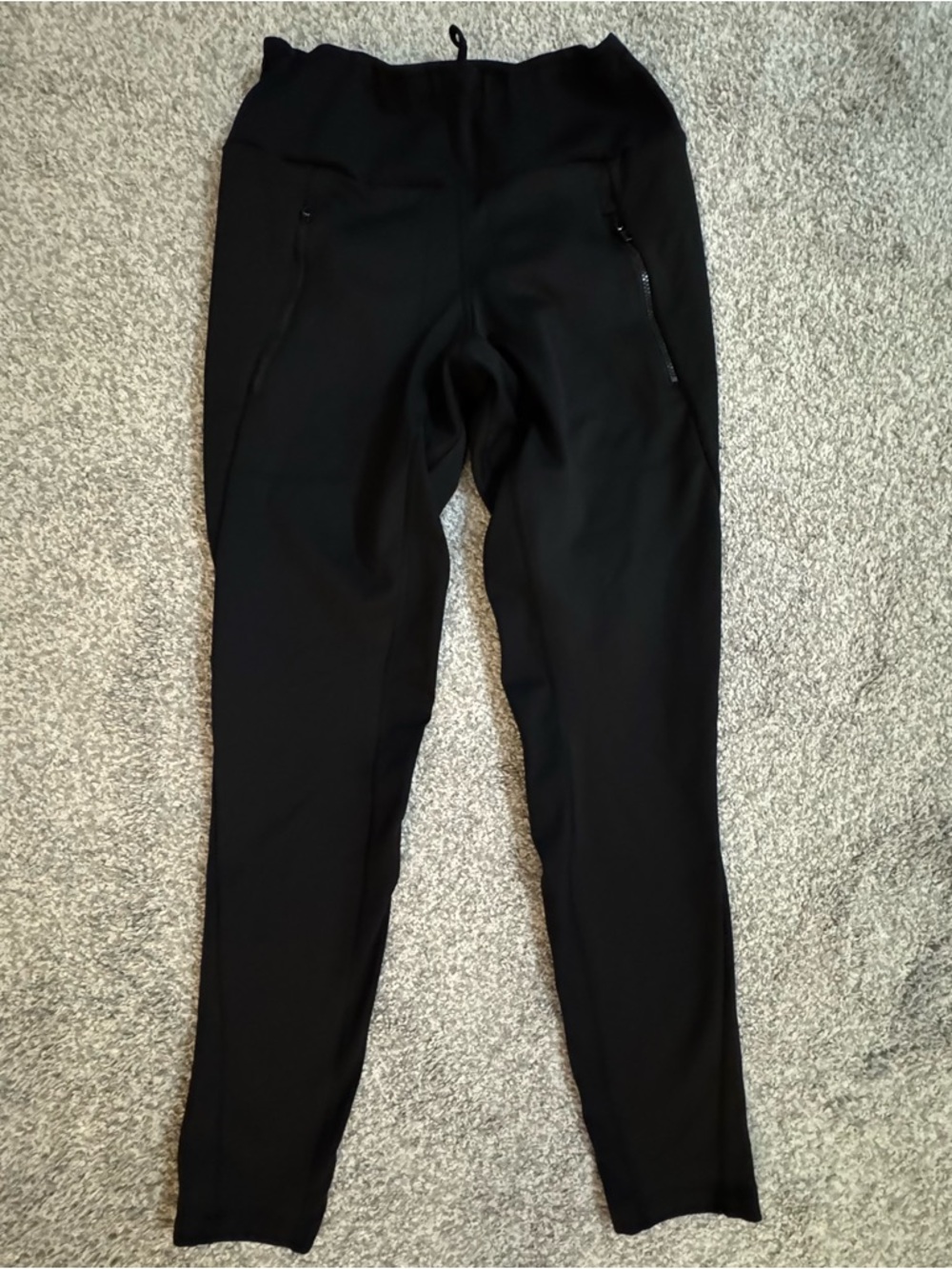 Athleta Peak Hyrbid Fleece Tight Women's Size XSP Black 24 x 26 Leggings